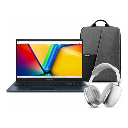 Laptop Asus Vivobook Intel Ci5 8gb 512 Gb W11 Azul + Regalos Azul