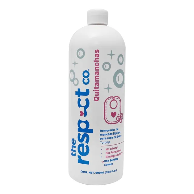 Desmanchador Liquido Ropa Bebe The Respect Co 990 Ml 2pack