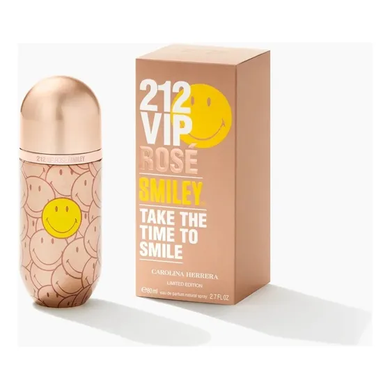 Carolina Herrera 212 Vip Rose Smiley Women 80ml Edp