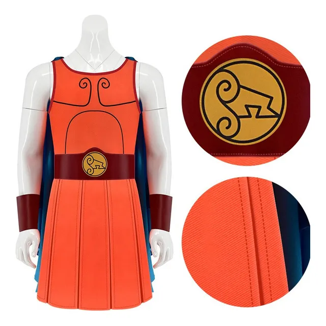A Disfraz De Cosplay De Anime Hercule For Hombre, Chaleco, C