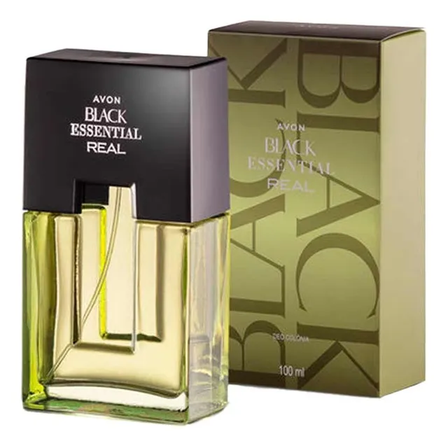 Colonia Avon Essential Black Real, 100 ml, volumen unitario: 100 ml