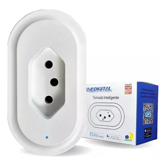 Tomada Inteligente Wifi Smart Home 16a - Nova Digital       