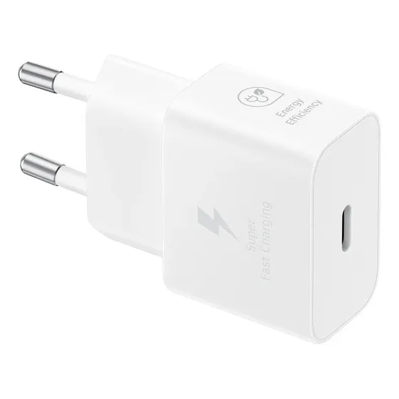 Cargador Samsung Ep-t2510 Tipo C A C 25w De Pared Con Cable Carga Super Rápida Blanco | Cuotas sin interés