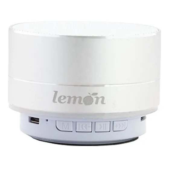Mini Caixa De Som 6w Portátil Bluetooth Prata Lemon Easy