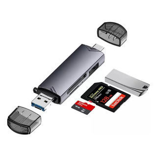 Lector De Tarjetas 6 En 1 Adaptador Micro Sd Usb Otg Celular Lector De Tarjetas 6 En 1 Adaptador Micro Sd Usb Otg Celular
