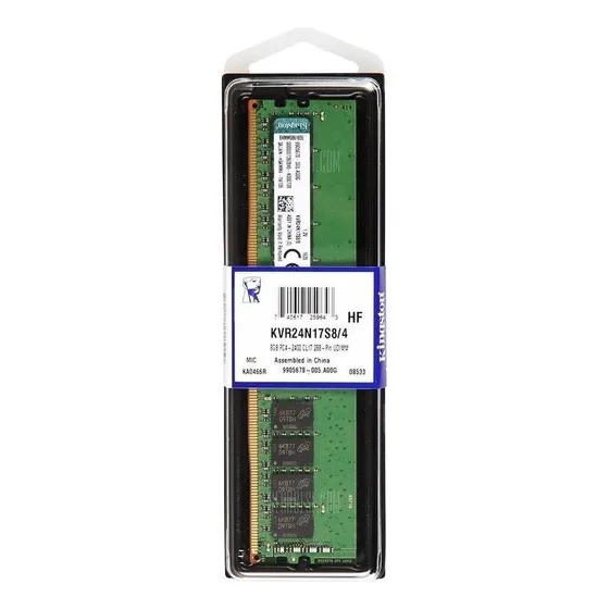 Memória RAM ValueRAM 4GB 1 Kingston KVR24N17S8/4