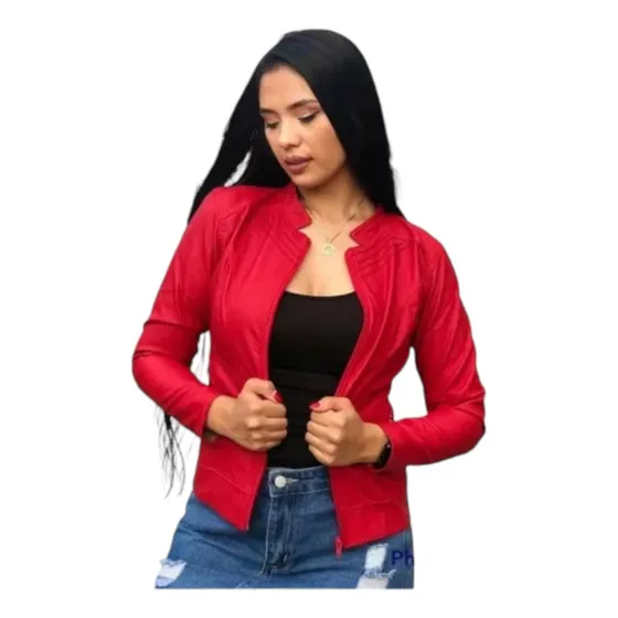 Chaqueta Para Dama En Cuerotex
