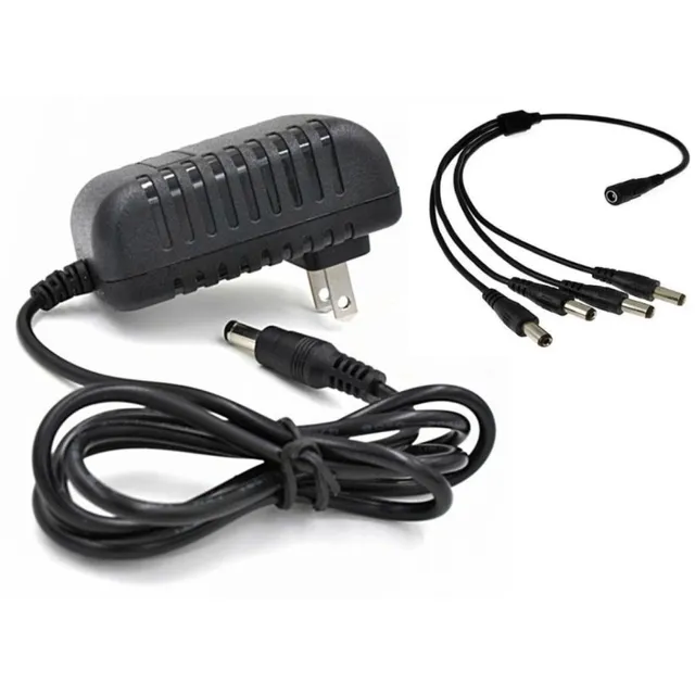 Fuente Energia 12volts 3amp Y Pulpo Para Camaras Cctv