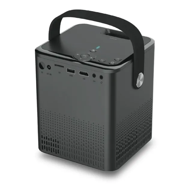 Proyector Mlab Cube Smart 2200 Lum Negro Wi-fi