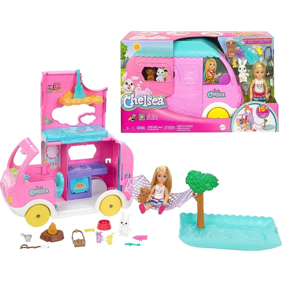 Barbie Set De Juego Chelsea Nuevo Camper