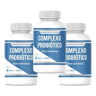 Kit Complexo ProbiĂłtico 60cps ( 3 Potes ) Kit Complexo ProbiĂłtico 60cps ( 3 Potes )