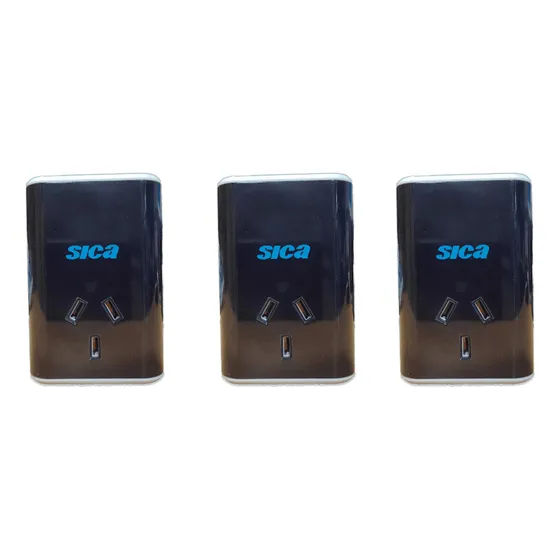 Pack X 3 Protector Sica Alta Baja Tensión Heladera 10a 220v