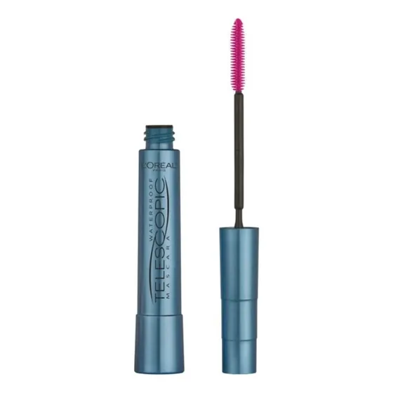 Máscara de pestañas L'Oréal Paris Telescopic Original waterproof 7.985ml color blackest black
