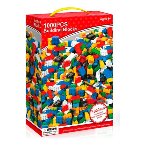 Juego 1000 Bloques Ladrillos De Encastre Calidad - El Rey