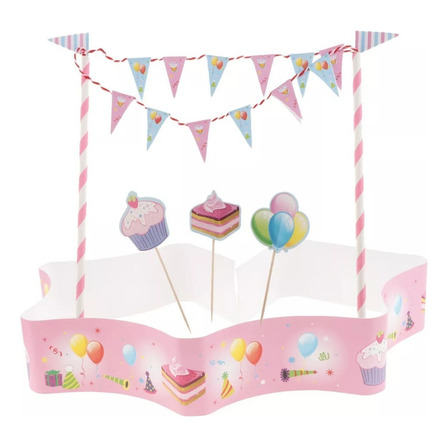 Adorno Decoración Para Pastel De Cumpleaños Fiesta Niña Rosa Variado Adorno Decoración Para Pastel De Cumpleaños Fiesta Niña Rosa Variado