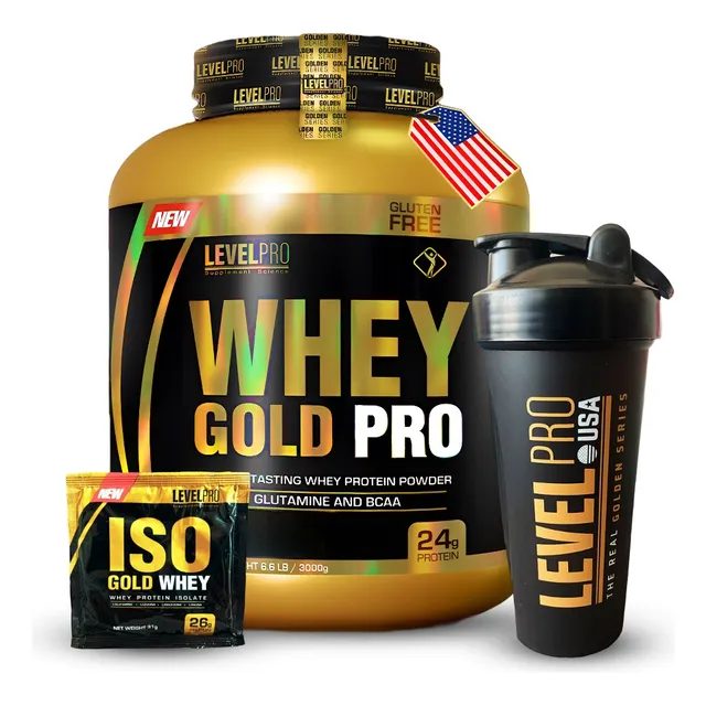 Whey Gold Pro 3 Kg Level Pro, Whey Protein