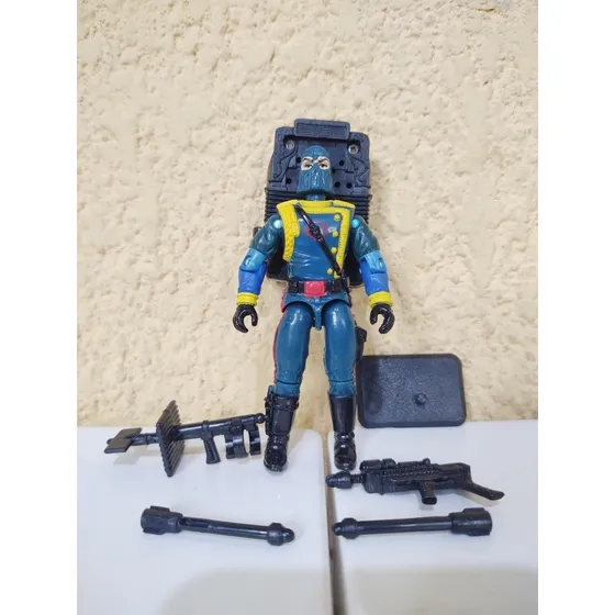 Cobra Commander Gi Joe Talking Battle Y Scrap Iron Completas