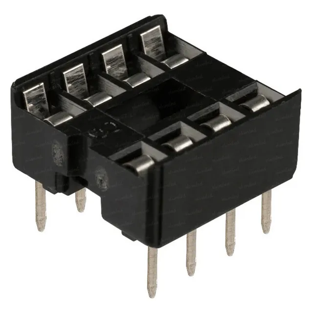 Zocalo 2x4 Integrado Dip 8 Pines 2x4 (ancho 7.62mm) X10