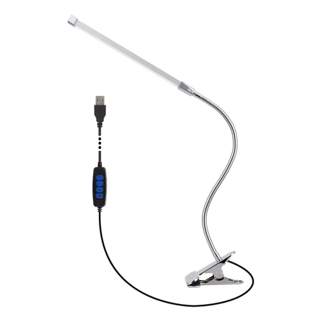 Lámpara Led De Escritorio Plegable, Tipo Clip, Recargable, E