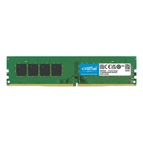 Memória Ram 8gb Ddr4 3200mhz Crucial By Micron 3200 Preta