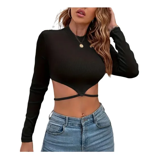 Blusa Para Mujer, Tipo Crop Top, Excelente Calidad
