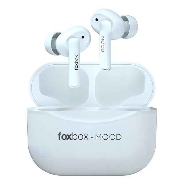 Auricular Foxbox Tws Mood 6hrs Cancelación De Ruido Blanco