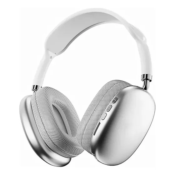 Headphone Fone Bluetooth Air P9 Max Top - Prata