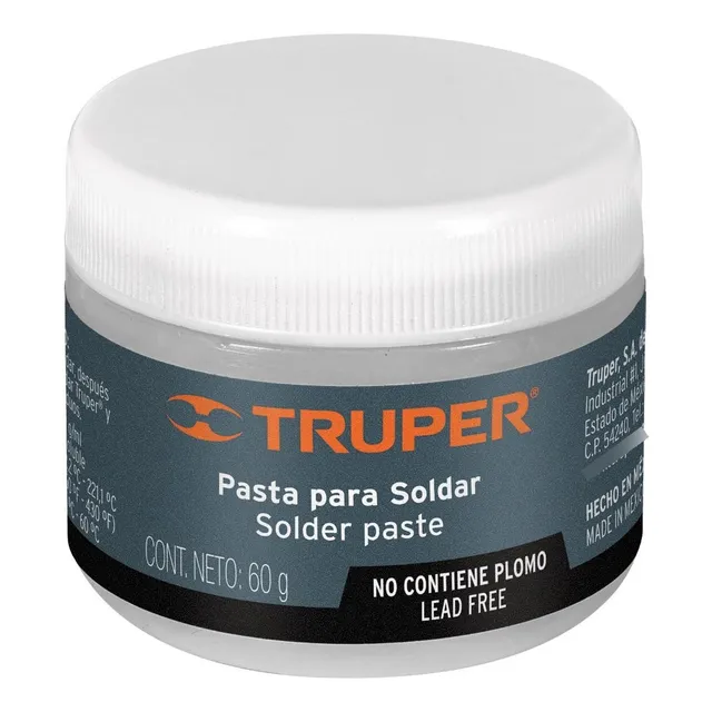 Fundente Pomada Para Soldar Con Cautin Truper 60gr