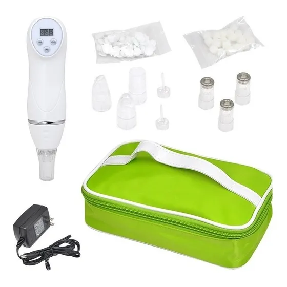 Exfoliación con diamante, dermoabrasión, succión, eliminación de puntos negros, espinillas, tipo de piel
