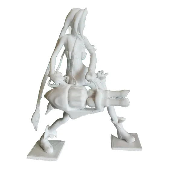 Figura Muñeco Jinx Del Juego Lol Para Decoracion Impreso 3d