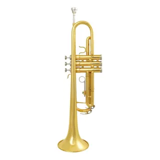 Amw Custom Trompete Laqueado Sib Si Bemol Premium + Estojo Amw Custom Trompete Laqueado Sib Si Bemol Premium + Estojo