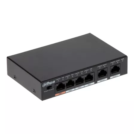 Switch Poe De 6 Puertos Fast Ethernet/4 Puertos Poe 10/100