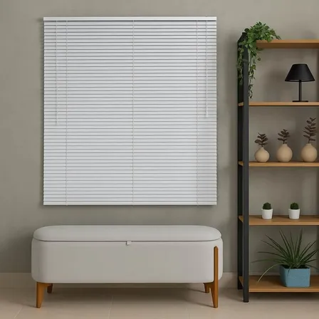 Persiana Pvc Trilho Metálico 140larg X 140alt