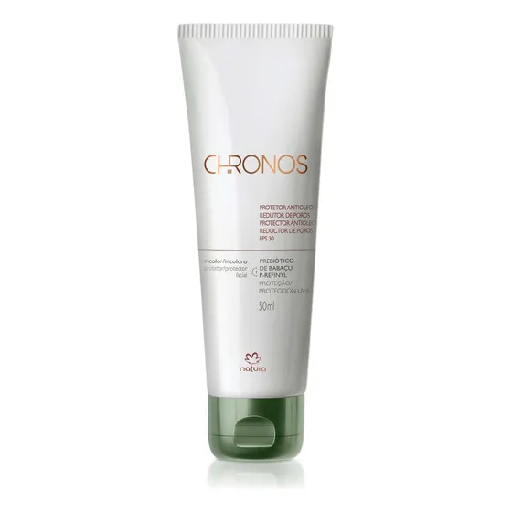 Protector Antioleosidad Natura Chronos reductor de poros FPS 30/FPUVA piel mixta a oleosa 50ml