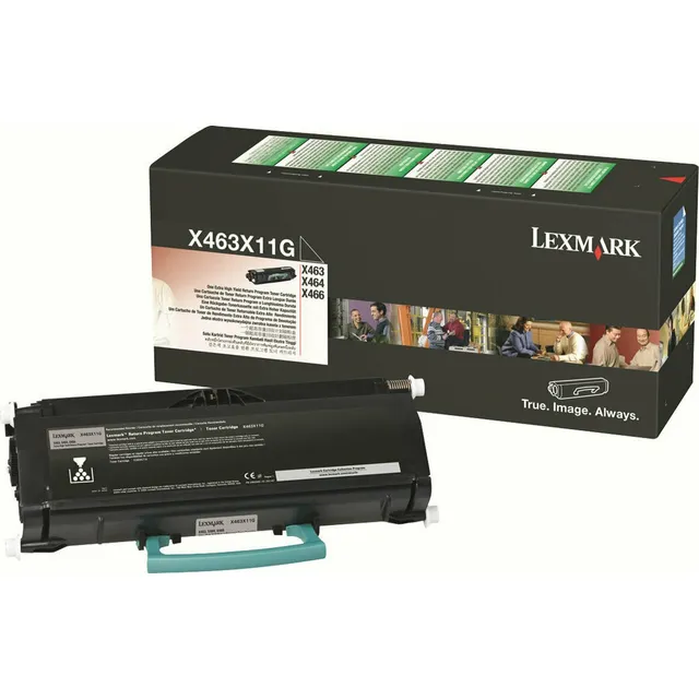 Tóner negro Lexmark X463x11g