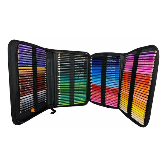 Set X 120 Colores Aquarelables En Estuche Organizador