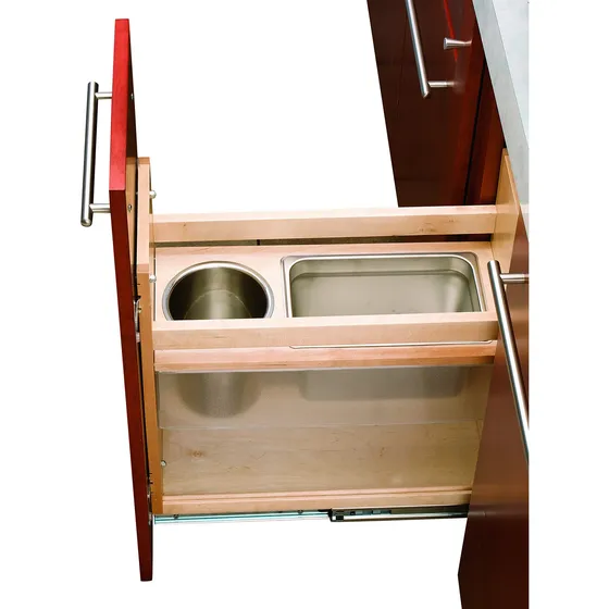 Rev-a-shelf Vanidad 8  Organizador Aseo Cierre Suave Natural
