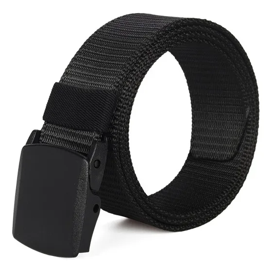 Cinto Tactico Trinquete Colores Militar Policial Color Negro Talle Regulable