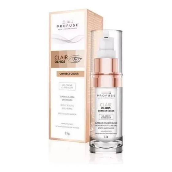 Gel Creme Clareador Profuse Clair Olhos Correct Color 15g