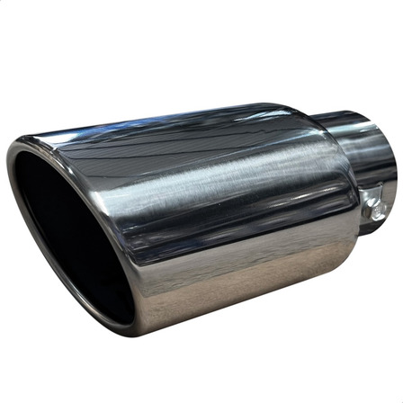 Ponteira Escapamento Universal Virolada Chanfrada Inox 304 Ponteira Escapamento Universal Virolada Chanfrada Inox 304