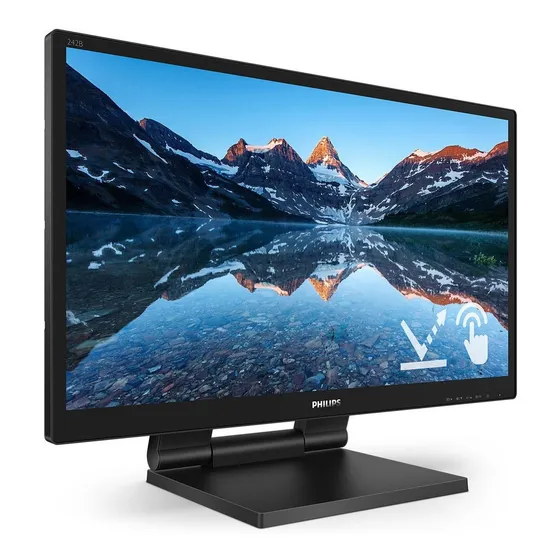 Monitor Touch Screen Philips 23,8 Ips Dp Hdmi Vesa 242b9t