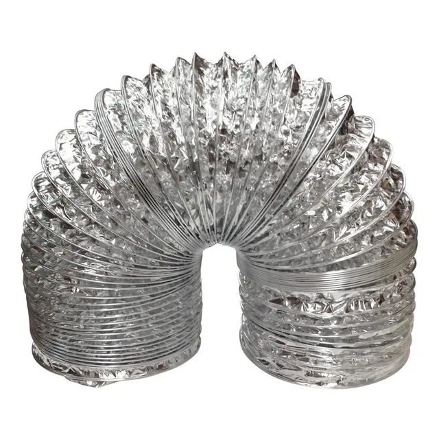 Tubo Flexible De Ventilación Aluminio 100 Mm X 3 Mts 