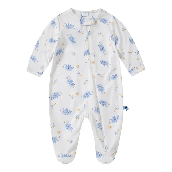 Enterizo Monito Para Bebes Elefantes 100% Algodón Kobytin