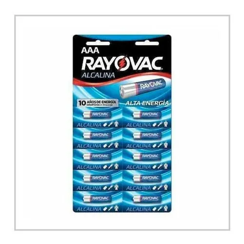 Pila Rayovac Alcalina Aaa Tira Con 10 Unidades 824 -10m 1.5v