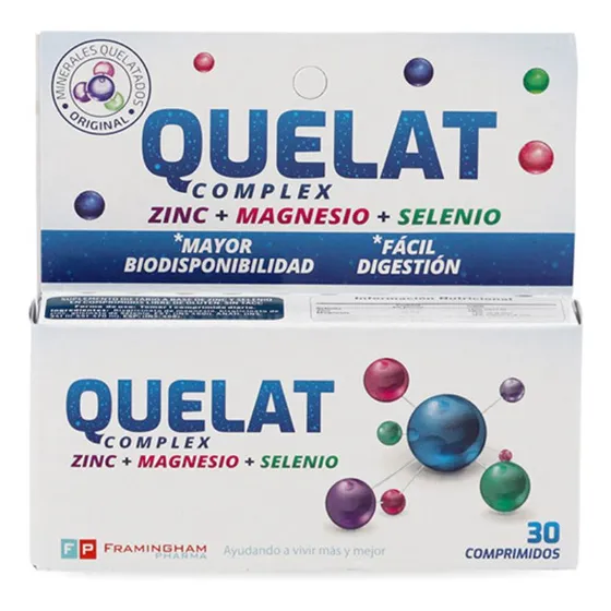 Suplemento Dietario Multivitaminico Quelat X 30 Comprimidos