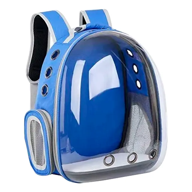 Mochila Bolso Mascotas Gato Perro Transparente Super Visión 