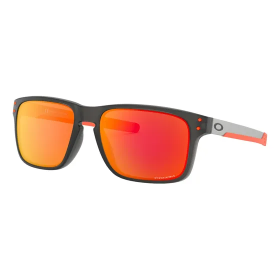 Anteojos de sol Oakley Holbrook Mix talle Standard armazón matte grey smoke y lente ruby