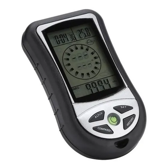 Reloj Digital Barometro Altimetro Termometro Brujula 8 En 1
