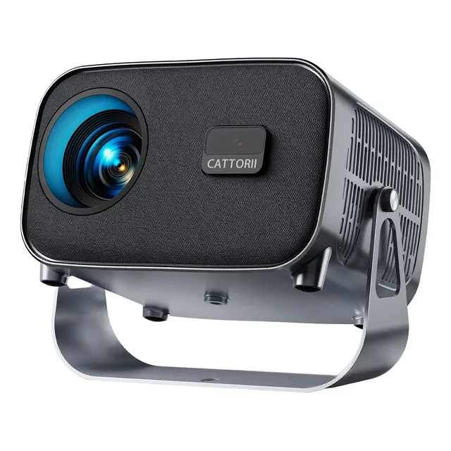 Proyector Cattorii Android Wifi 4k Led Enfoque Eléctrico