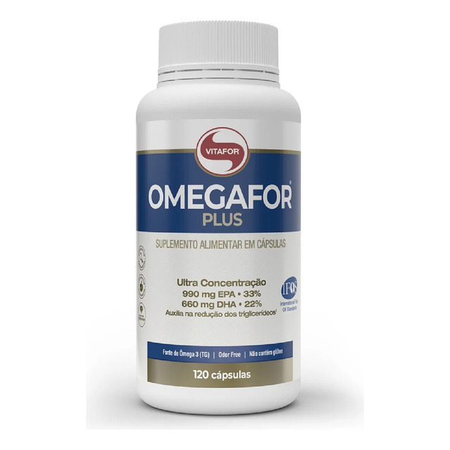 Ômegaforplus 120 Caps - Vitafor - Omegafor Plus - Omega 3 Ômegaforplus 120 Caps - Vitafor - Omegafor Plus - Omega 3